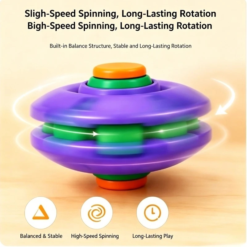 1PCS Transforming Fidget Spinn - Party Games For Adults And Kids recension och pris