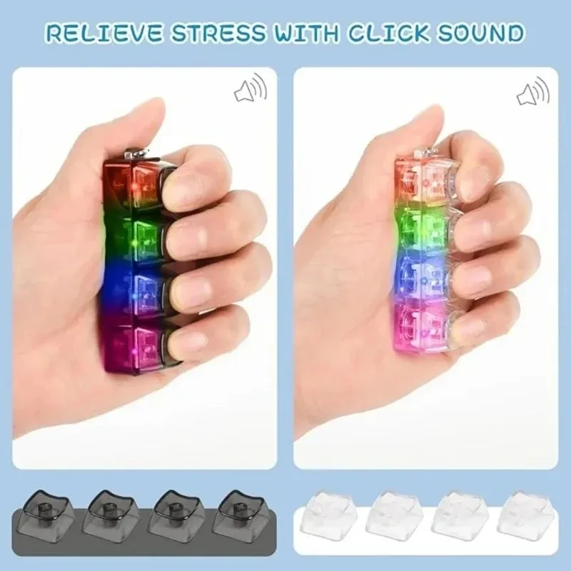 LED Keyboard /'Keychain Fidget - Party Games For Adults And Kids recension och pris
